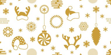 Festival Xmas arka plan beyaz ve altın.