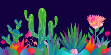 Fantezi tropikal peyzaj. 