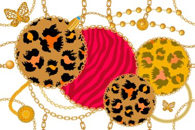 Geniş hayvan zincirleri, kayışlar ve fırçalar ile yazdırma.