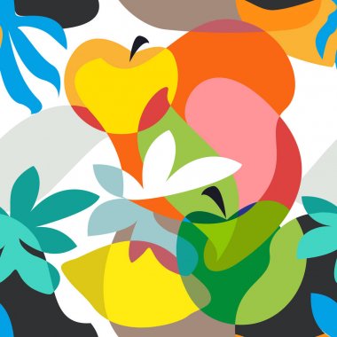 Soyut tropikal resim.