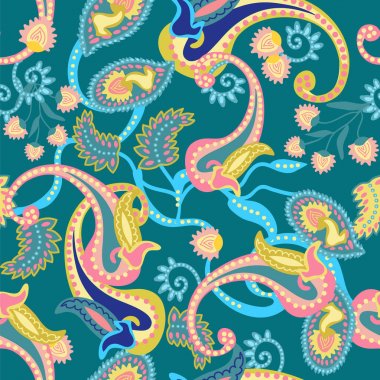 Güzel Paisley baskı. 