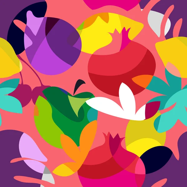 Soyut jeometik tropikal resim. 