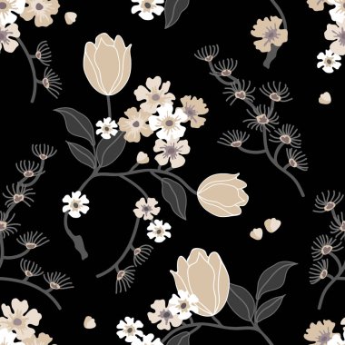 Vintage oryantal baskı.