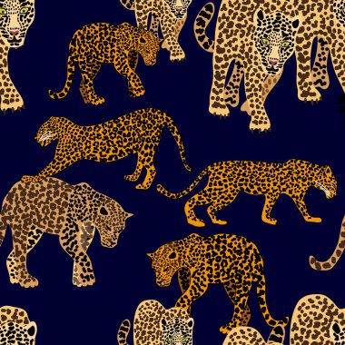 Hayvan sorunsuz vektör yazdırma.