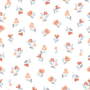 Çiçekli pürüzsüz iz.