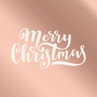 Neşeli Noel lüks hat, vektör çizim