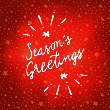 Kaligrafi ifade kırmızı zemin üzerine yazı selamlar el mevsim