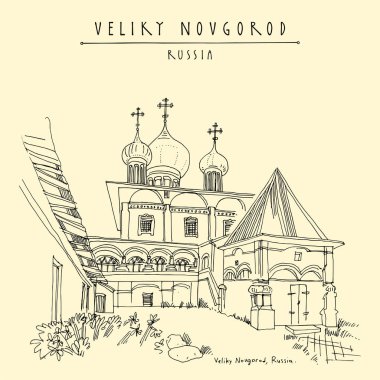 Veliky Novgorod (Büyük Novgorod), Rusya. V Katedrali