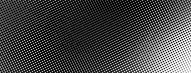 Yarım tonluk noktalı eğim. Siyah benekli dalga arka planı. Gürültü efekti komik desen. Retro tahıl tozu kaplaması. Nokta ızgara parmak izi pankartı. İğrenç soluk toz bağlama tasarımı. Sert doku bg