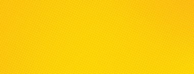 Sarı yarım tonlu komik arka plan. Vektör pop sanat gradyanı. Yarım ton desen. Sarı turuncu nokta derecelendirmesi. Harika anime manga kitabı wow effect bg. Retro duotone oyunu yatay afiş arkaplanı
