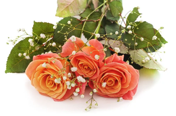 Bouquet rose arancioni . — Foto Stock