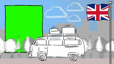 Amerika Birleşik Devletleri - çizilmiş - bayrak