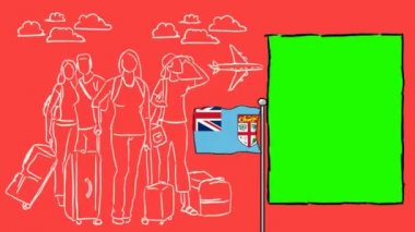 Fiji el çekilmiş Turizm