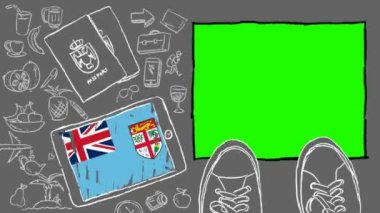 Fiji el çekilmiş Turizm