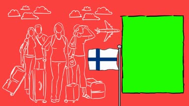 Finlandiya el çekilmiş Turizm