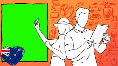 Yeni Zelanda el çekilmiş Turizm