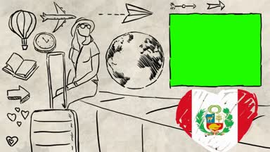 Peru el çekilmiş Turizm