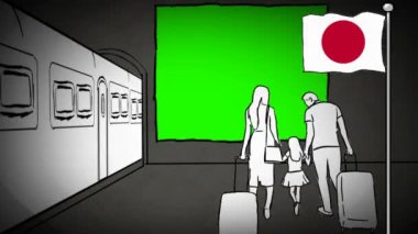 Japonya el çekilmiş Turizm