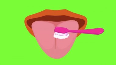 Diş Bakımı - vektör animasyon