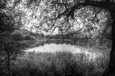 Dağ Panorama bir yaz gününde