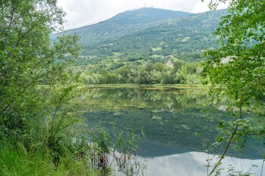 Dağ Panorama bir yaz gününde