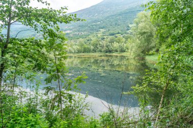 Dağ Panorama bir yaz gününde