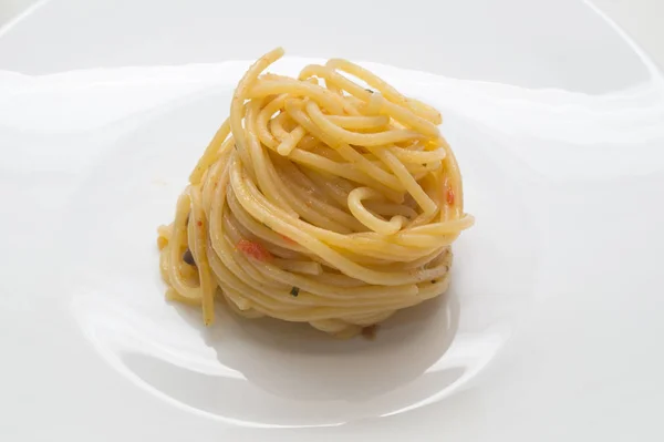 Italienska Spaghetti Italiensk Pasta — Stockfoto