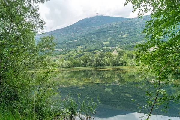 Panorama Gór Letni Dzień — Zdjęcie stockowe