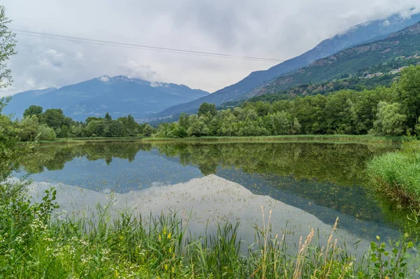 Panorama Gór Letni Dzień — Zdjęcie stockowe