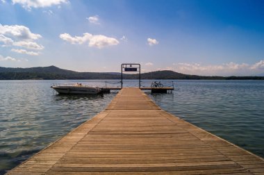 Lake of viverone panorama clipart