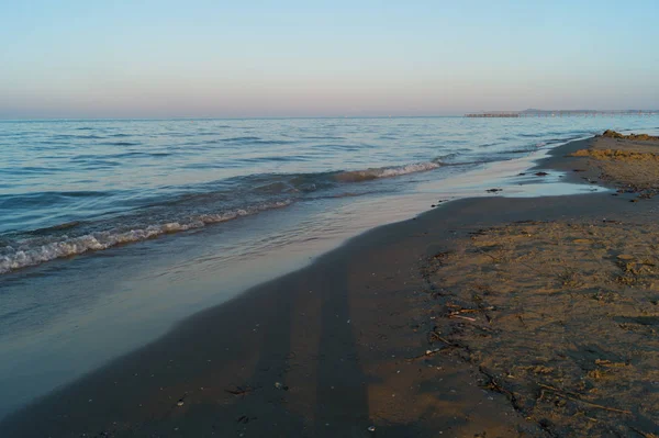 Solnedgång Stranden — Stockfoto