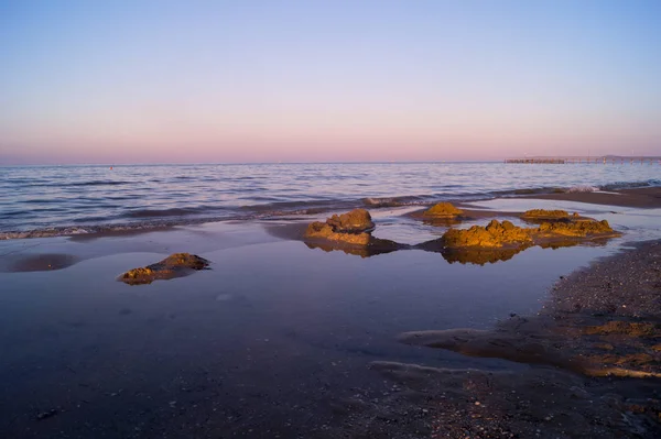 Spiaggia All Ora Blu — Foto Stock