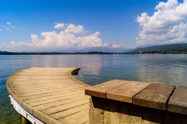 Lago Viverone Panorama — Foto de Stock