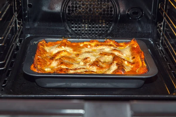 Handgemachte Italienische Lasagne Lasagne Alla Bolognese — Stockfoto