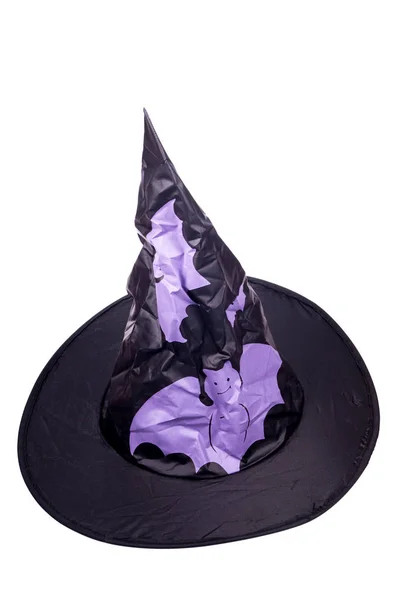 Halloween Witch Hat White Background — Stock Photo, Image