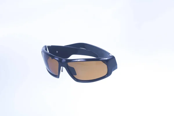 Black Sunglasses Gray Background — Stock Photo, Image