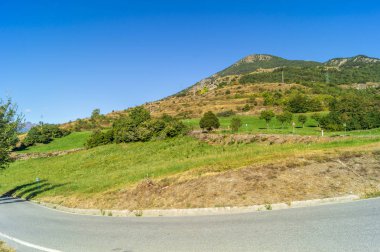 Manzara, dağ panorama, geçen yaz günlerinde