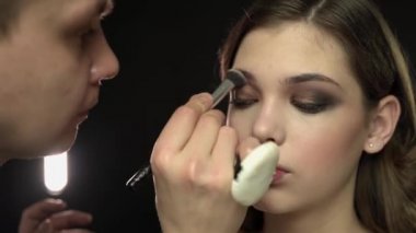 makyaj sanatçısı. profesyonel makyaj