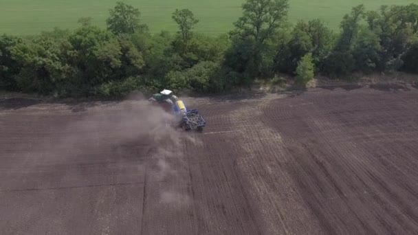 Semoir de printemps Fendt 936 terres agricoles transformées — Video