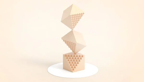 Rectangular Box Orange Mathematics Technology Simple Beautiful Business Creative Concept — Stock Photo, Image