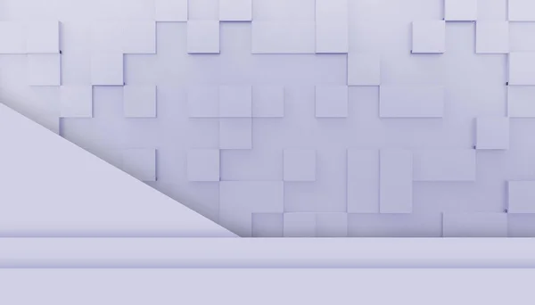 Абстрактний Геометричний Цифровий Візерунок Творча Ідея Випадкові Квадратні Форми Фіолетово — стокове фото