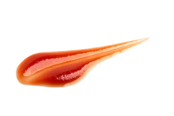 Fűszeres ketchup szósz elszigetelt fehér alapon — Stock Fotó