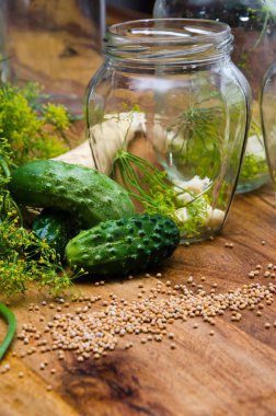 Asitleme salatalık hazırlık gıda