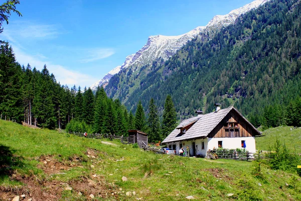 A house near the mountains in Austria.