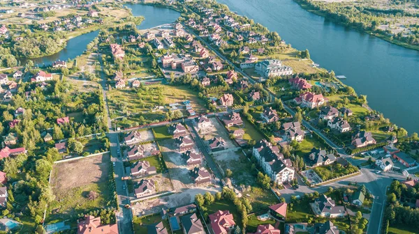 Bir semtte stok havadan görüntü