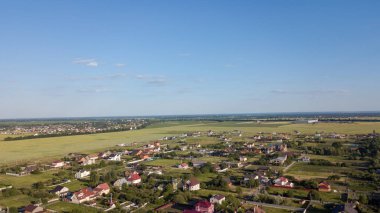 Özel yazlık üzerinde havadan görünümü