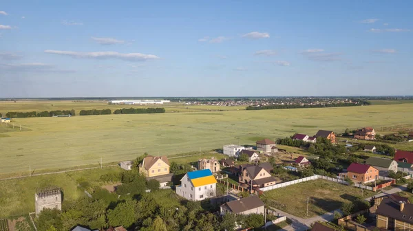 Özel yazlık üzerinde havadan görünümü