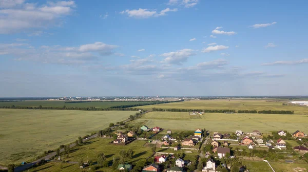 Özel yazlık üzerinde havadan görünümü