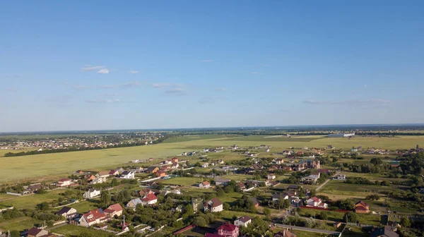 Özel yazlık üzerinde havadan görünümü