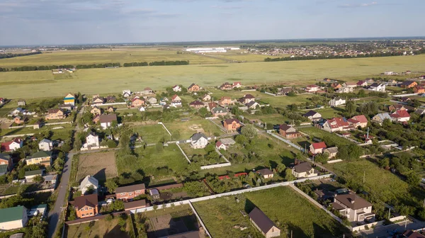 Özel yazlık üzerinde havadan görünümü